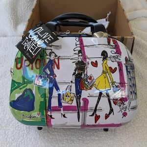 Brighton Women's Graphic Travel Bag with Black and Green Accents